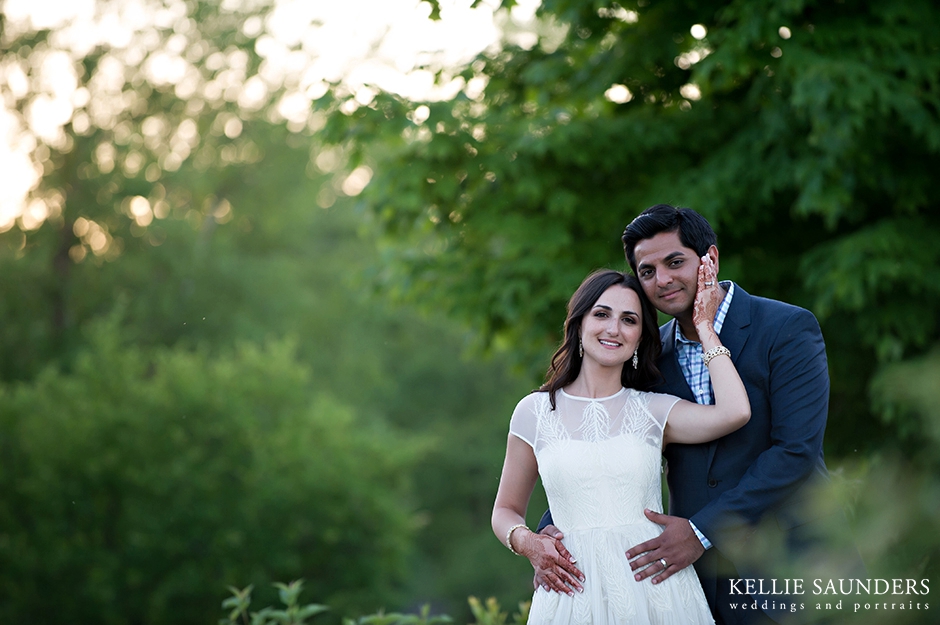 bridal portrait ted baker dress